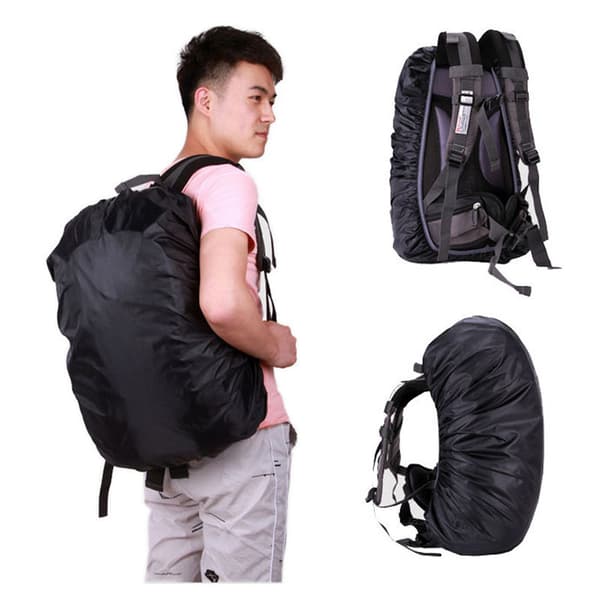 INF Regntrekk for ryggsekk Sort M/30-40 l