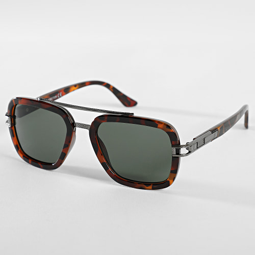 Lunettes De Soleil Marron Noir