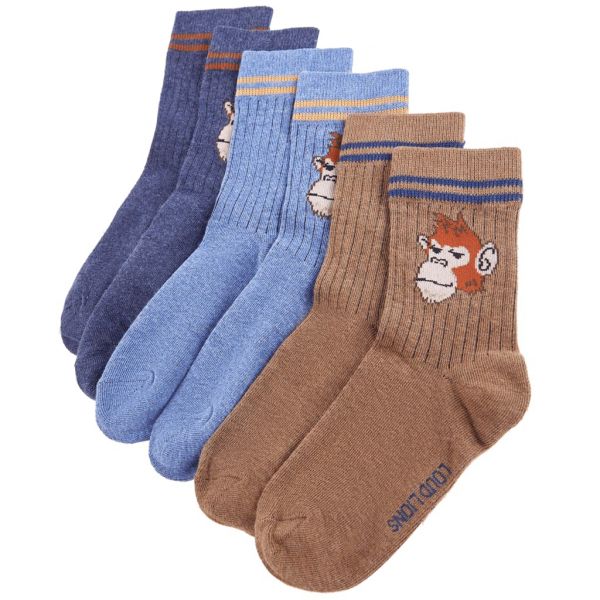 vidaXL Meias para Criança 5 Pares UE 30-34 - 14742