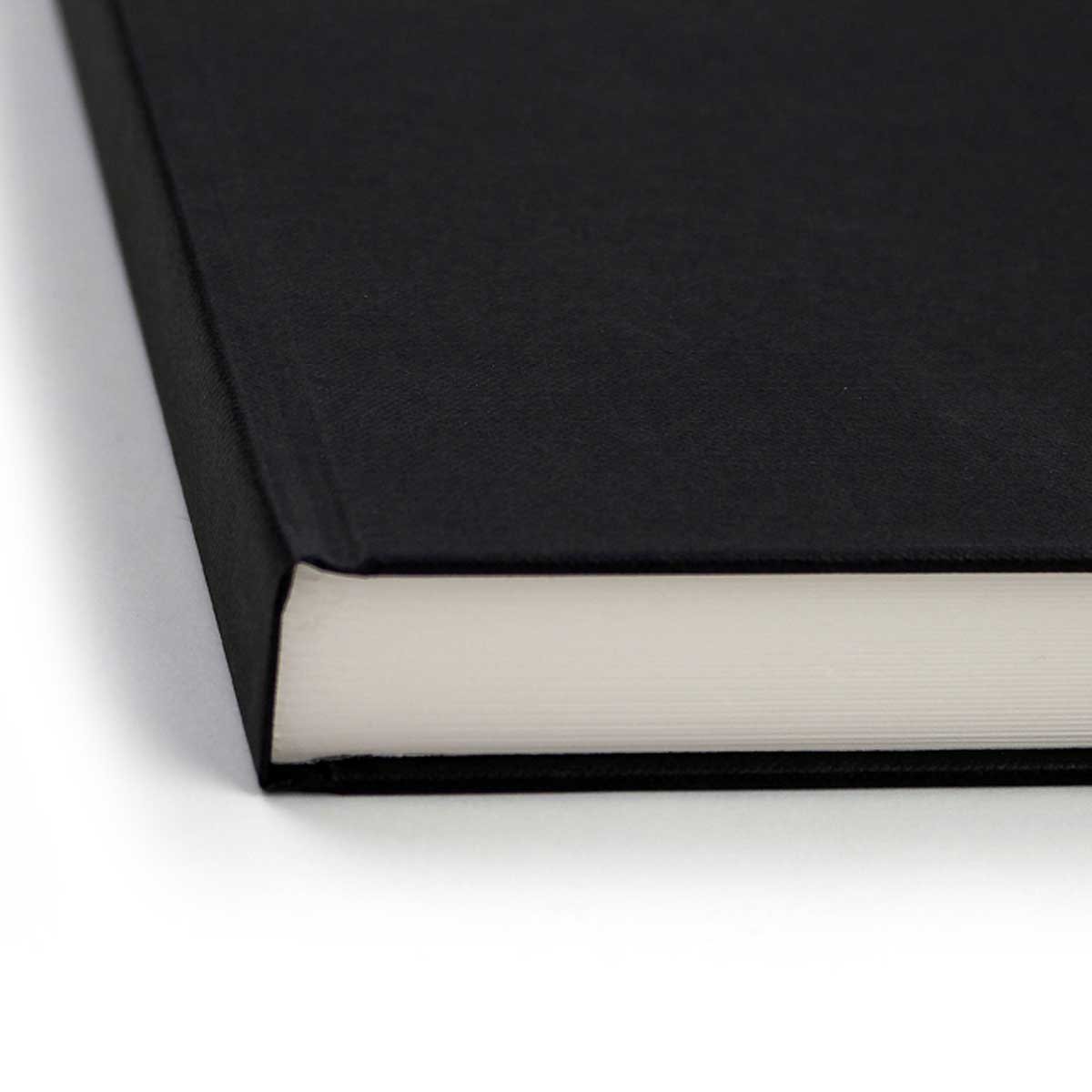 Seawhite Small Black Square Hardback Sketchbook: 140 GSM