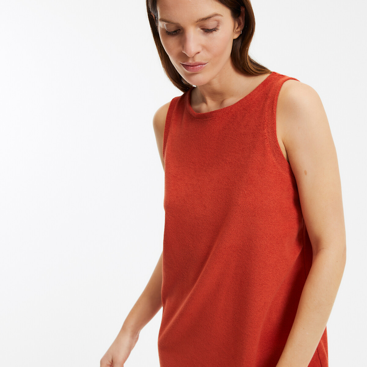 COLEÇÕES LA REDOUTE<br>Camisola de tecido atoalhado