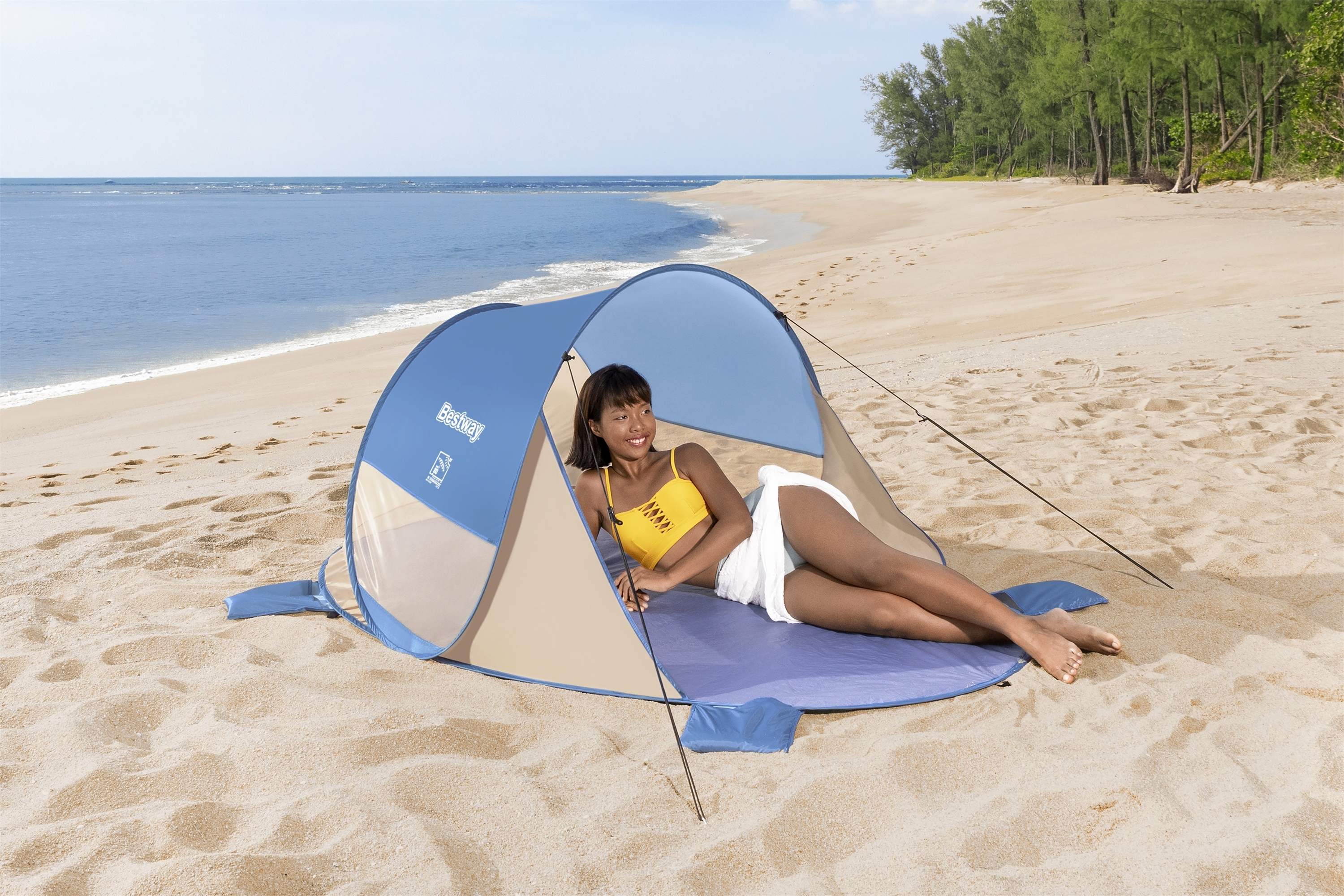 Strandmuschel Zelt Beach Quick 2