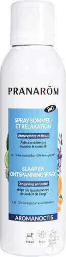 Pranarôm Aromanoctis Spray Sommeil Et Relaxation Atmosphère Et Tissus Bio Spray 150ml