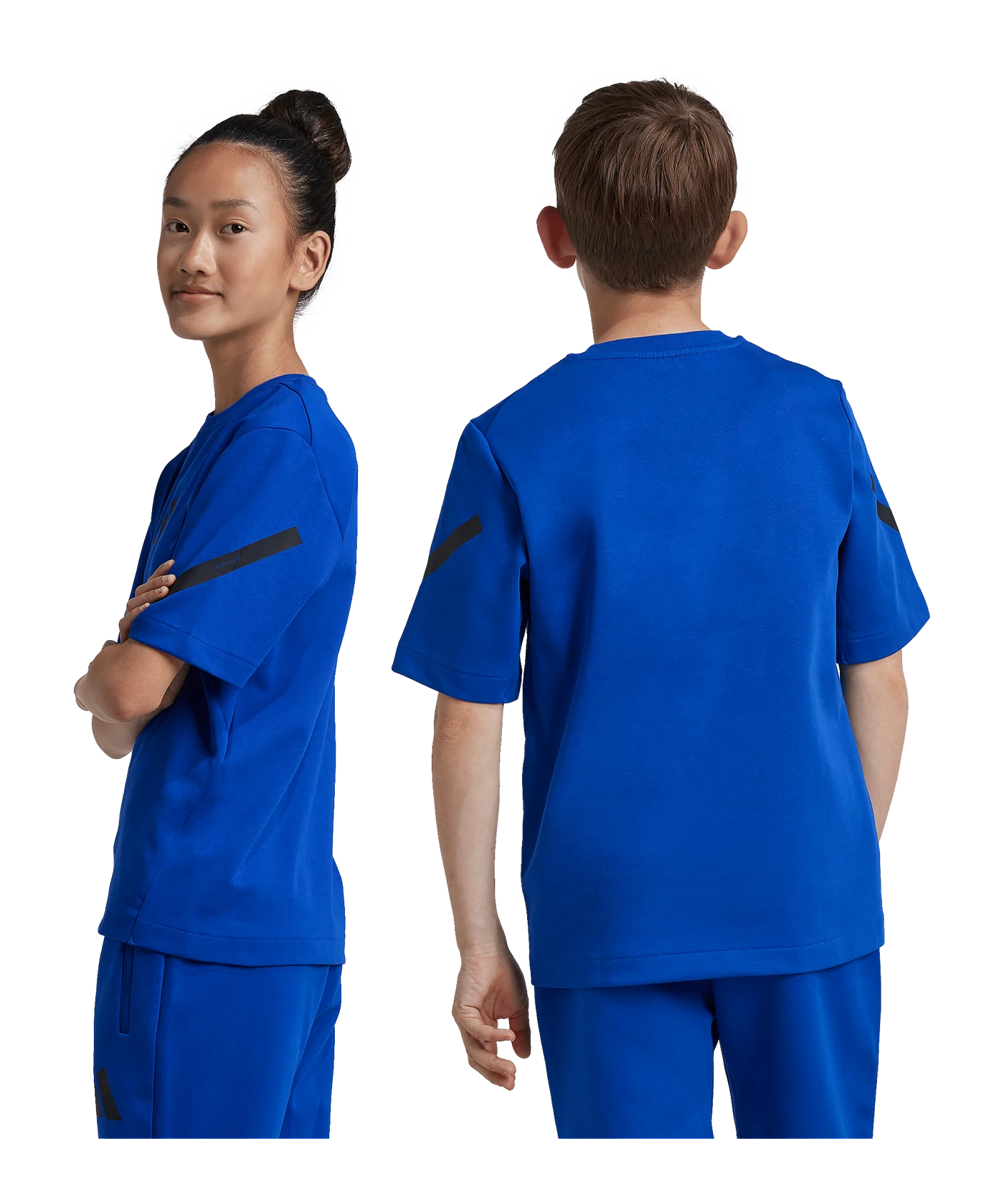 adidas ZNE T-Shirt Kids Blau