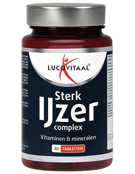 Lucovitaal Sterk IJzer Complex 30 tabletten