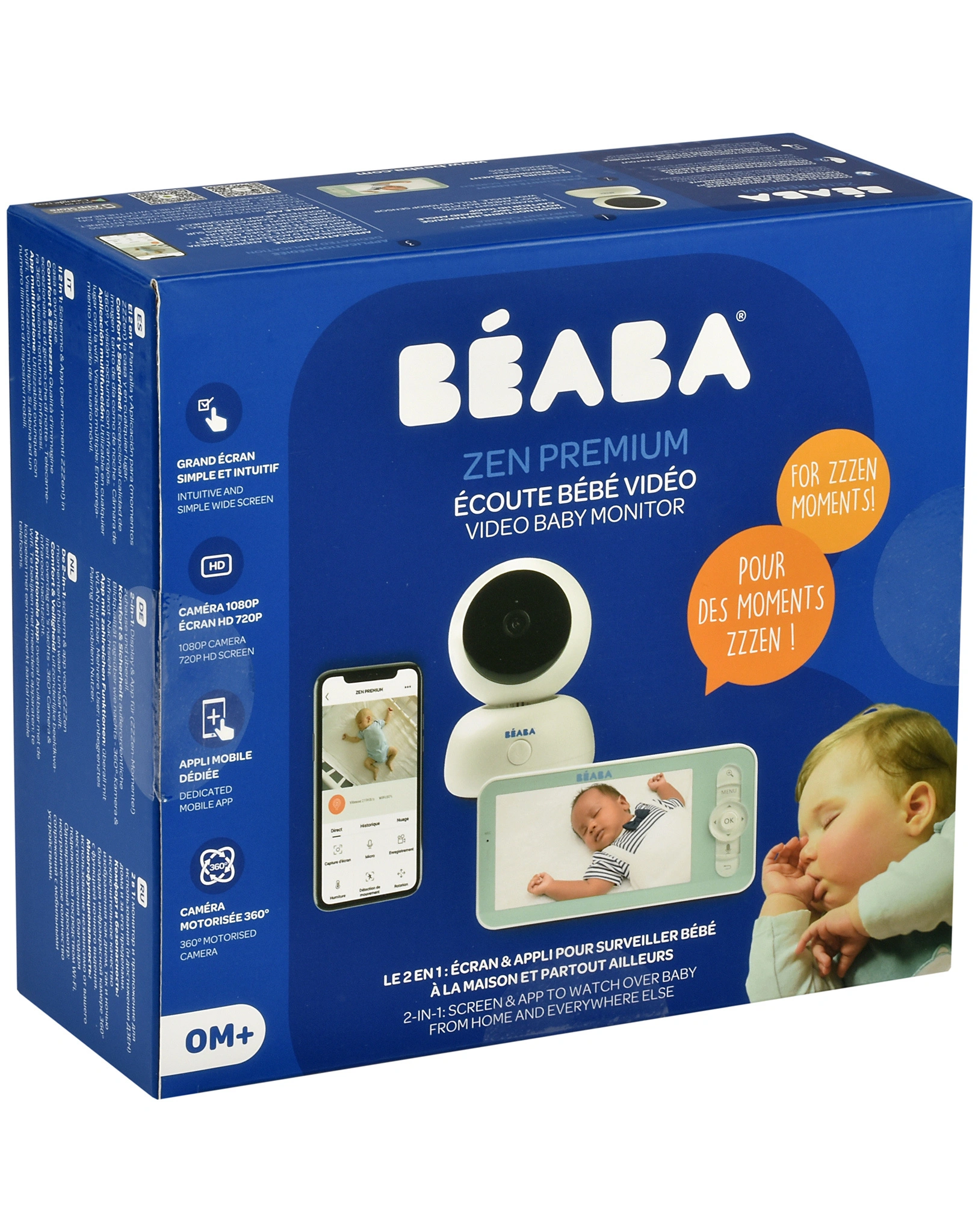 Babymonitor VIDEO ZEN PREMIUM in weiß