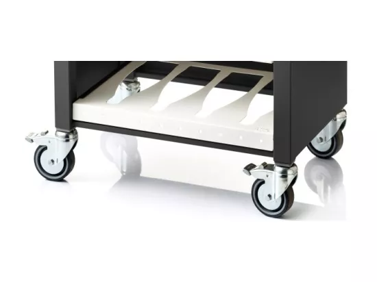 Desserte, chariot de cuisine – Noir, Inox - 93*48*34cm - MOHER
