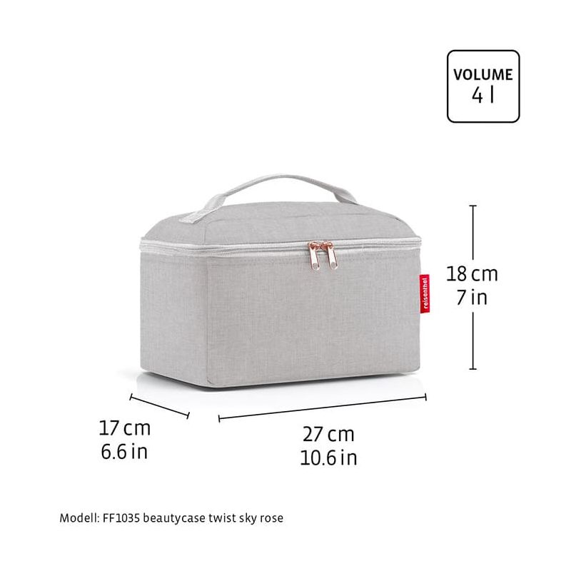 Vanity rigide 27 cm Herringbone Grey