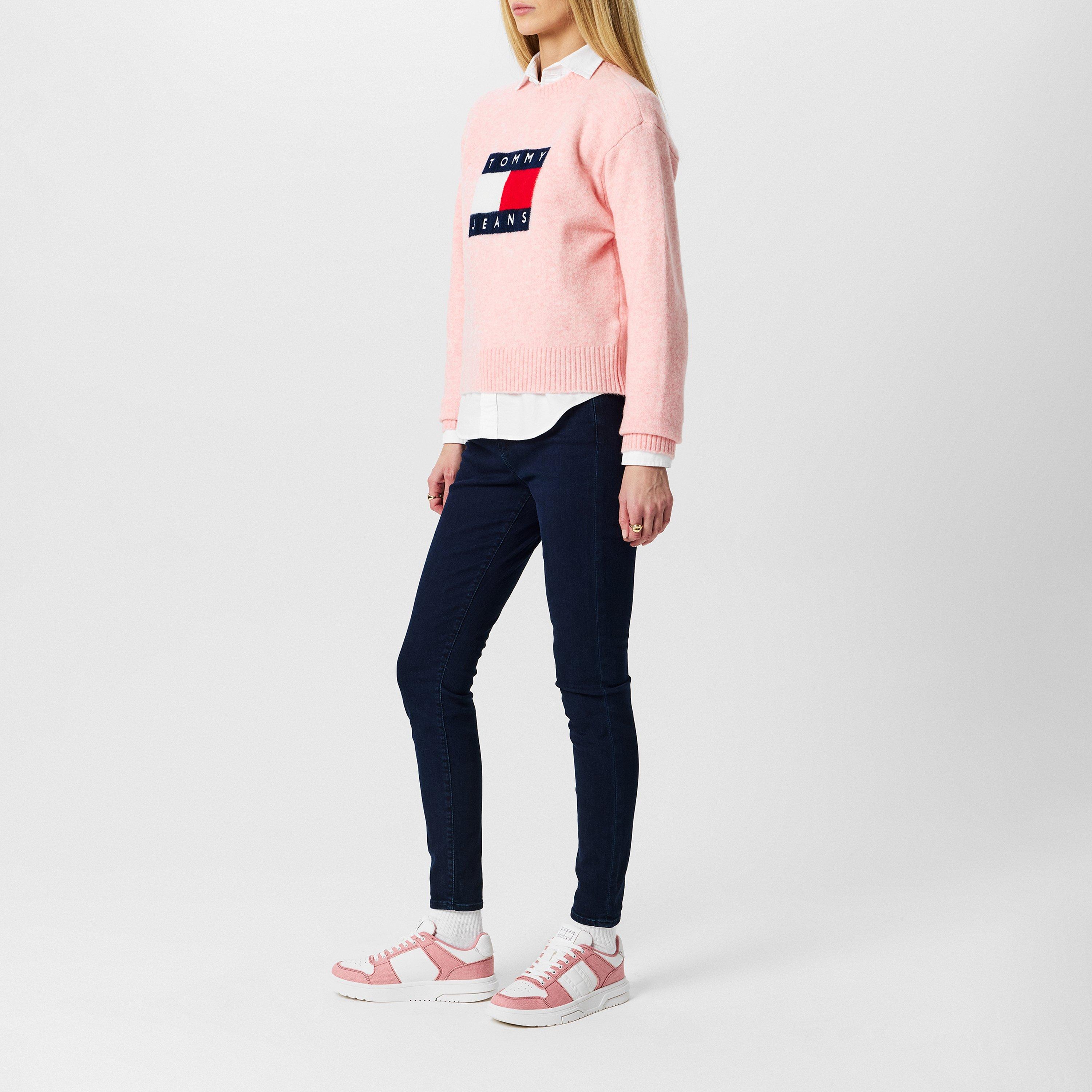 Tommy Jeans Leather Skate Trainers