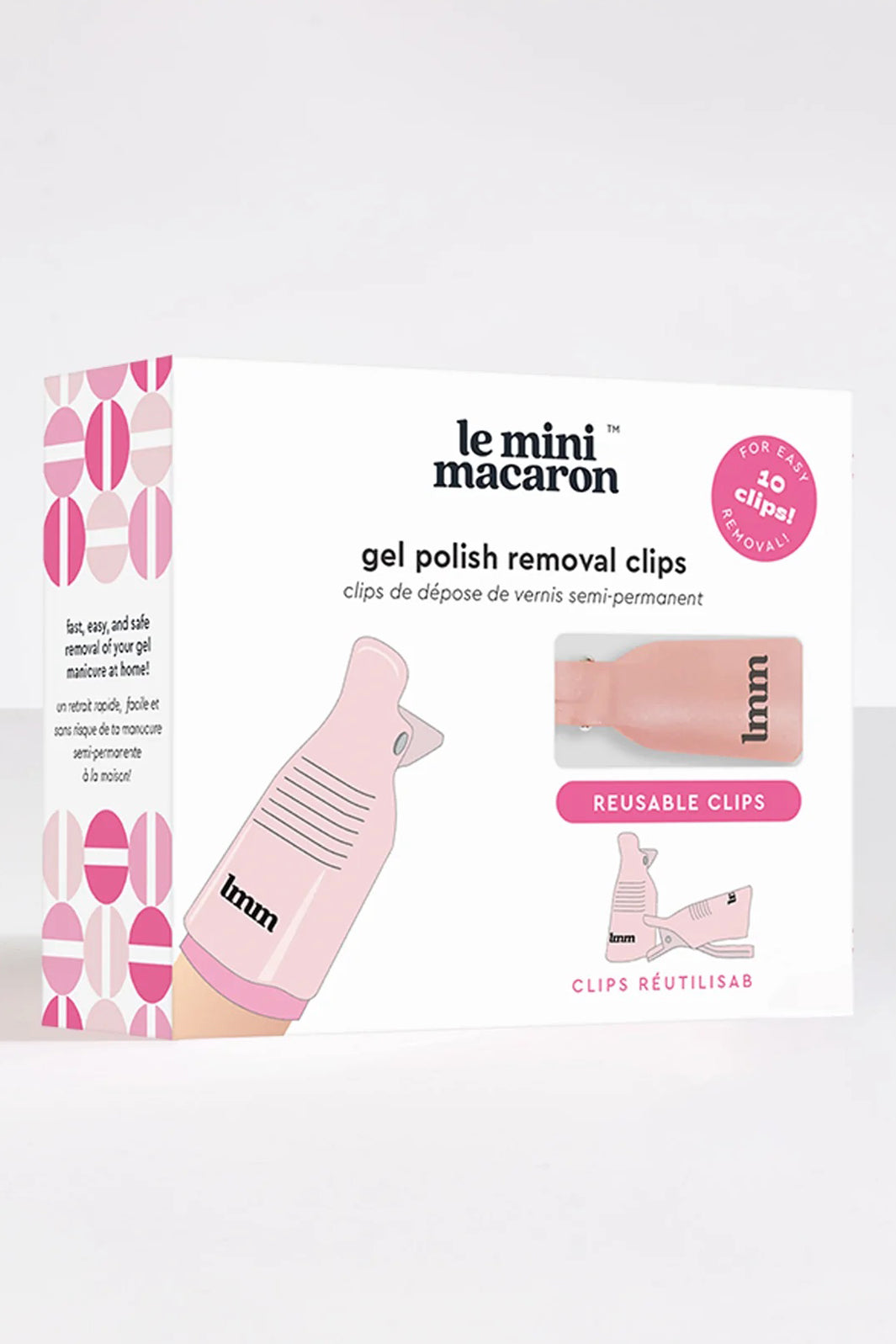 Le Mini Macaron Gel Polish Removal Clips