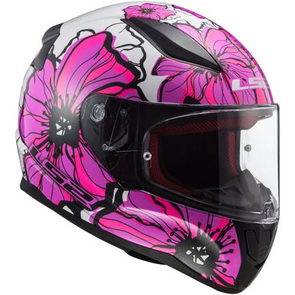 Casque LS2 FF353 - RAPID II - POPPIES - Rose
