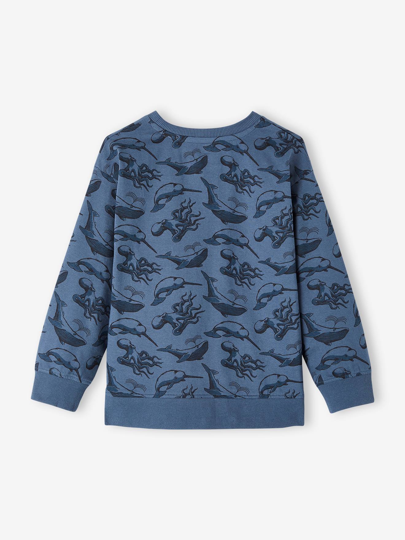 Camiseta infantil estilo moletom com estampa ocre