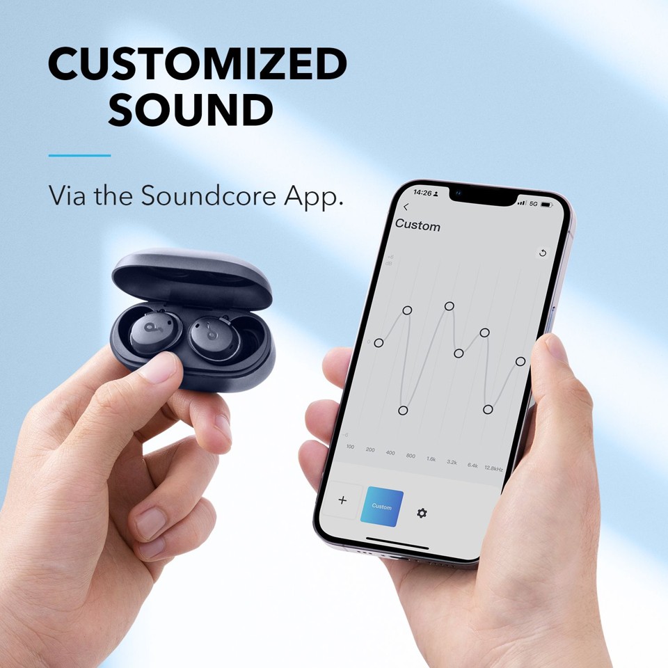 Anker - Høretelefoner - Soundcore Dot 3i - Blå v2