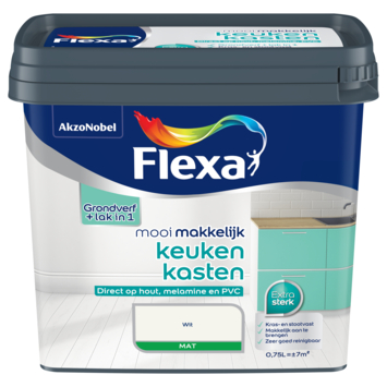 Flexa Mooi Makkelijk keukenkasten mat wit 750 ml