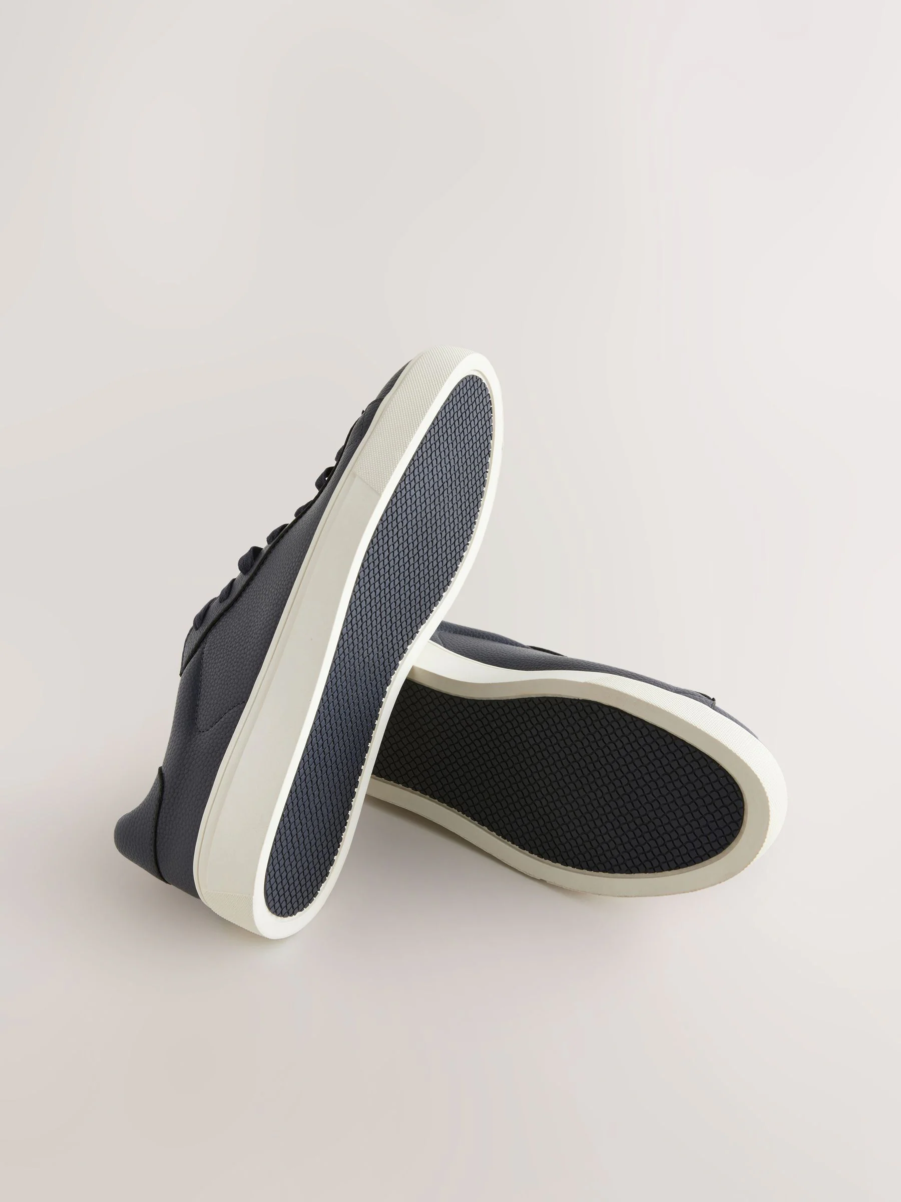 Marineblauw - Chic-casual lange sneakers