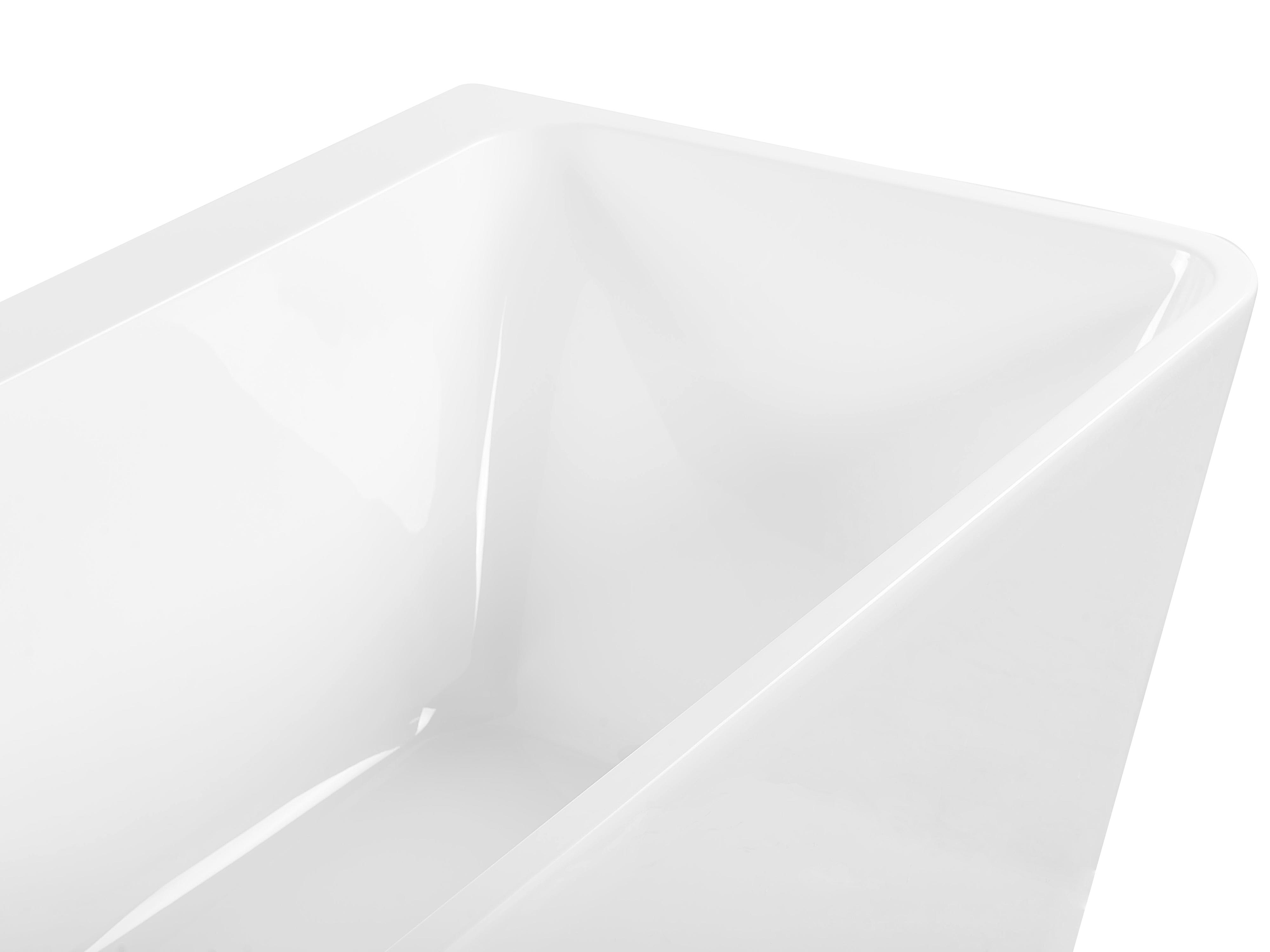 Badkuip HASSEL 170 x 80 cm Wit