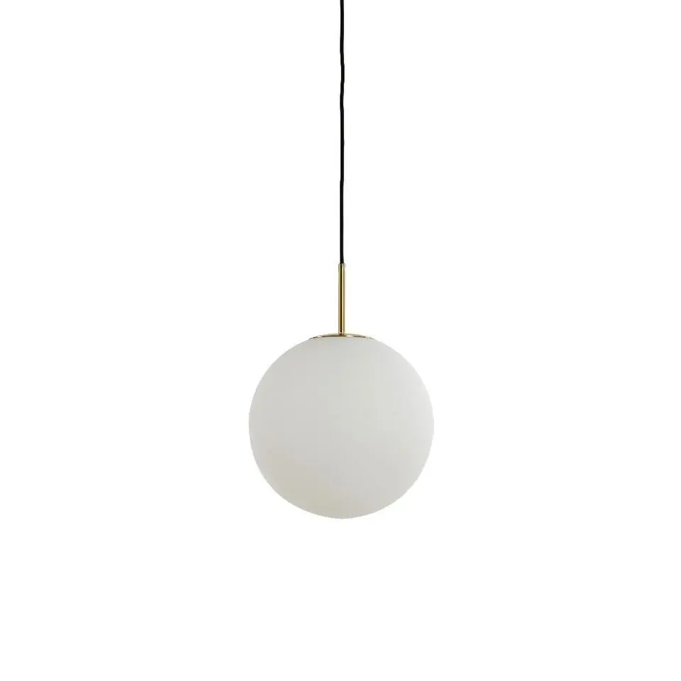 Hanglamp Medina - Wit Glas - Ø25cm