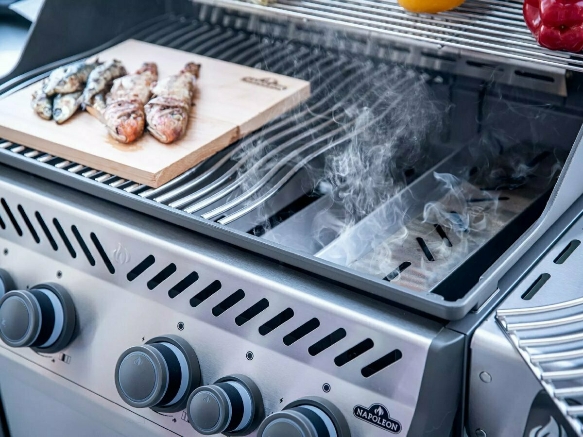 Napoleon RVS smokerbox