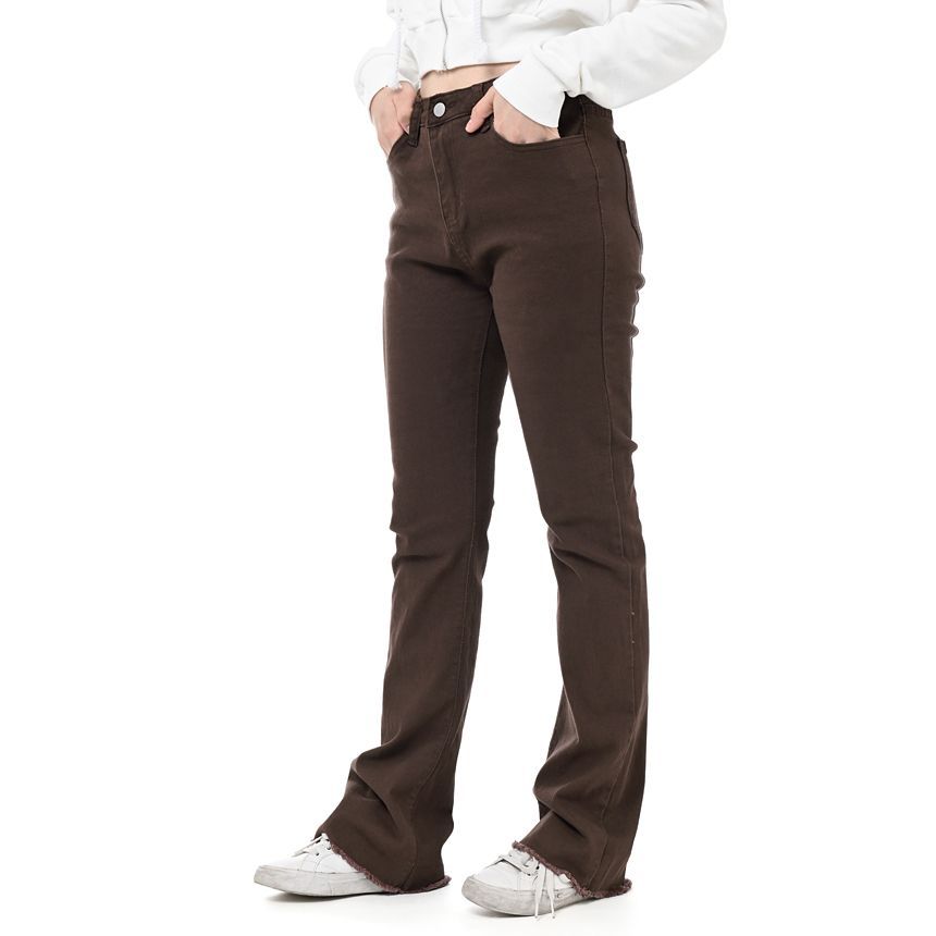 BrickBlack - Bootcut Jeans met hoge taille