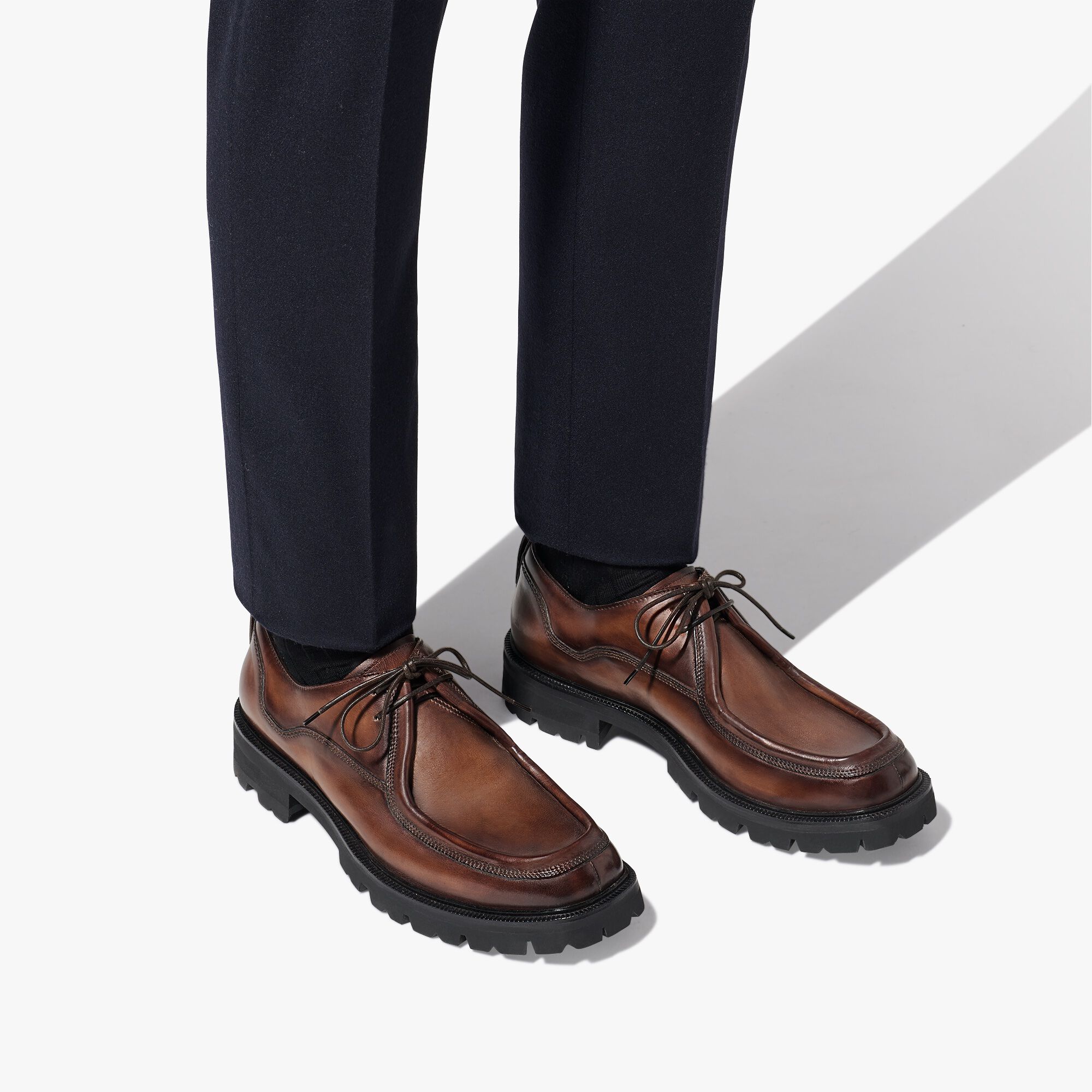Derby Brunico En Cuir