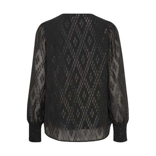 Fransa Sparkie Bluse, Black, XL