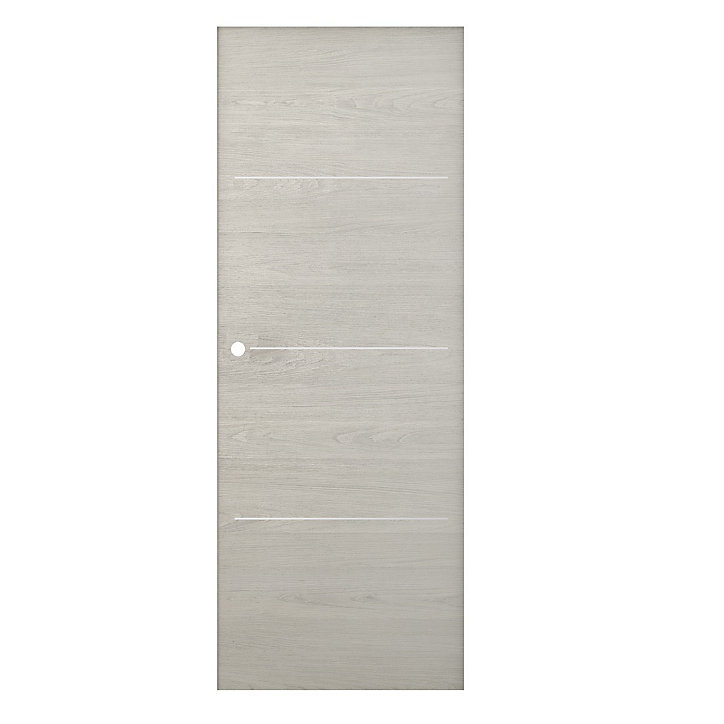 Porte coulissante Triaconta grigio H.204 x l.93 cm