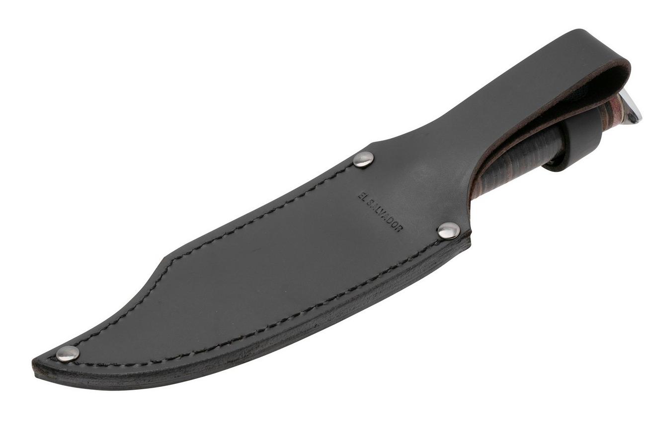 Condor Gray Pioneer Bowie Knife CTK3975-70HC, 1075, Leather, survivalmes