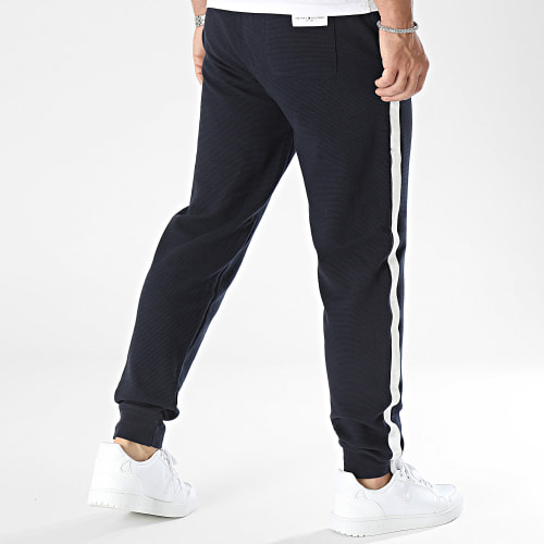 Pantalon Jogging A Bandes 3013 Bleu Marine