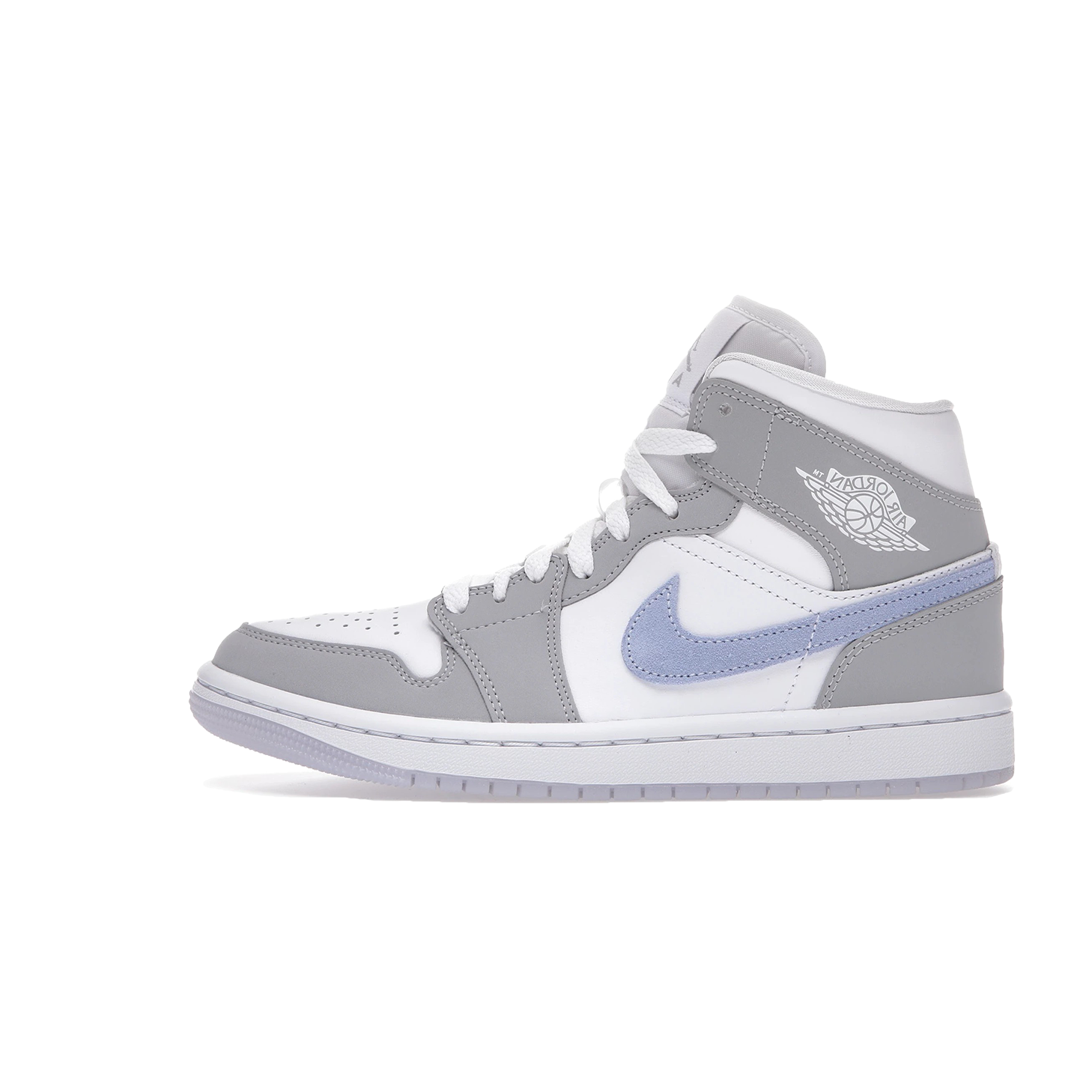 Jordan 1 Mid Wolf Grey Aluminum (Women Size!!)