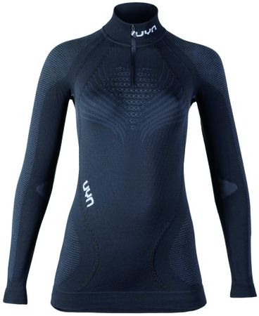 AMBITYON Damen-Langarmshirt  blackboardanthracitewhite  SM