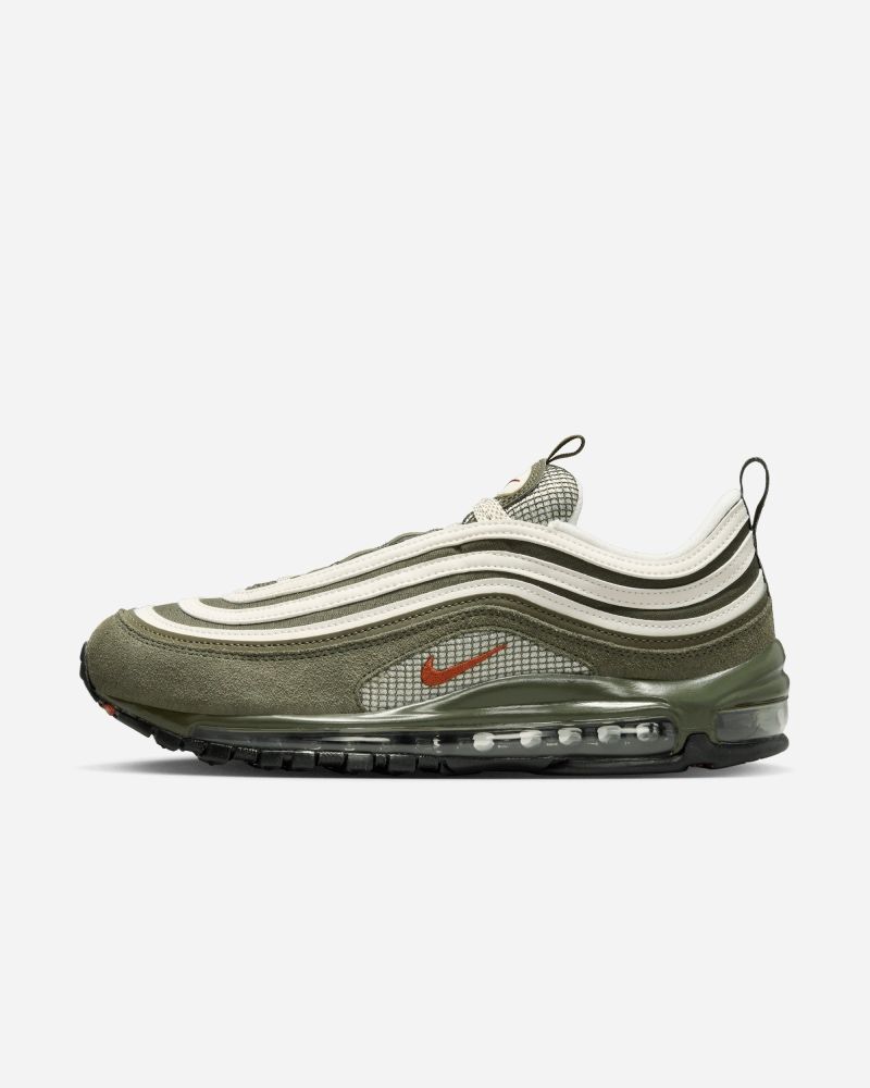 Chaussures Nike Air Max 97 Blanc & Marron pour homme
