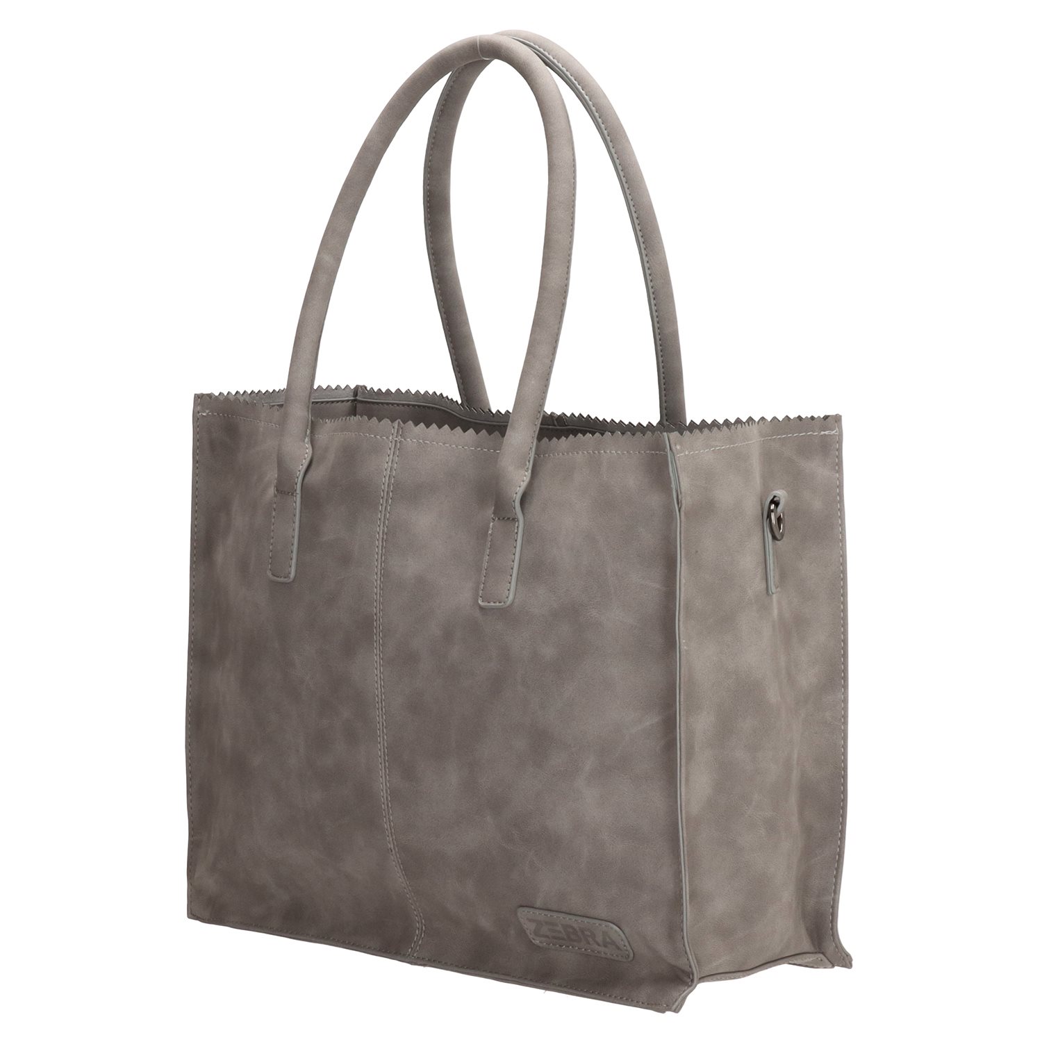 Zebra Trends Natural Bag Lisa Shopper middengrijs