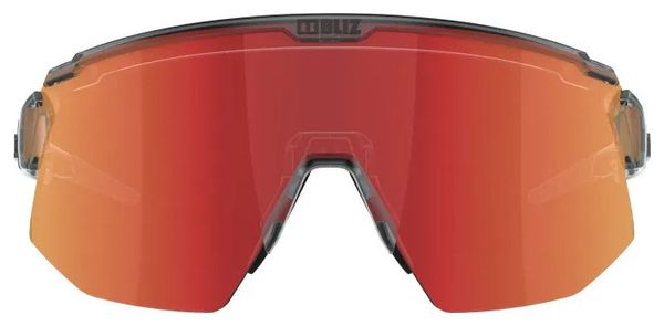 Lunettes Bliz Breeze Transparent Noir/Rouge