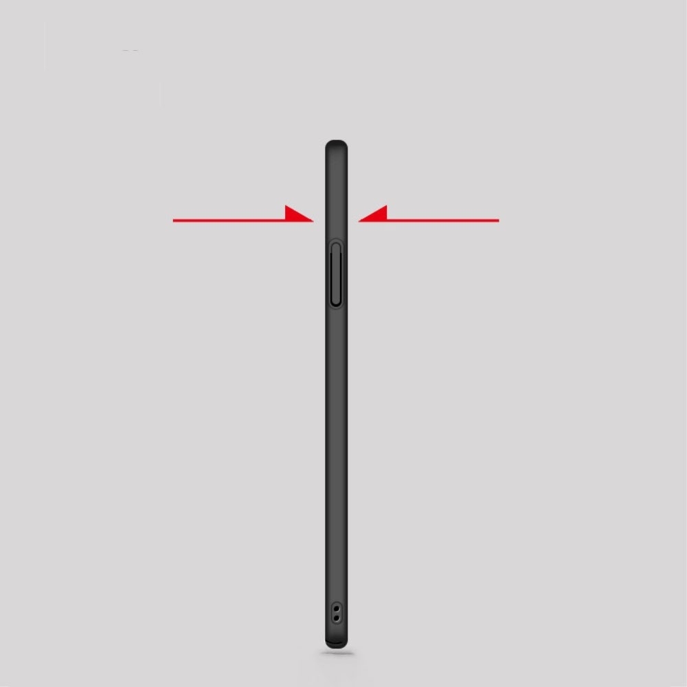 iPhone 12 / iPhone 12 Pro Hülle Hardcase Super Slim - Schwarz (Matt)