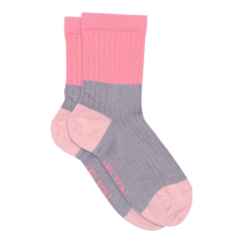 Block Colour Socks pink cosmos - MP - Rumpetroll