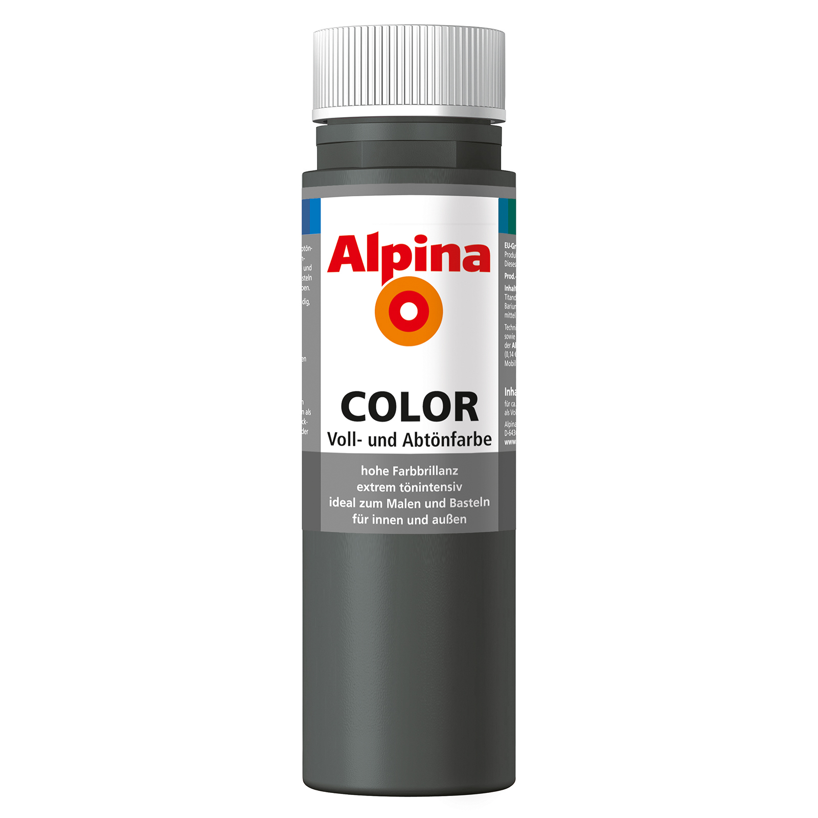 Alpina Voll- und Abtönfarbe COLOR - dunkelgrau - 250 ml
