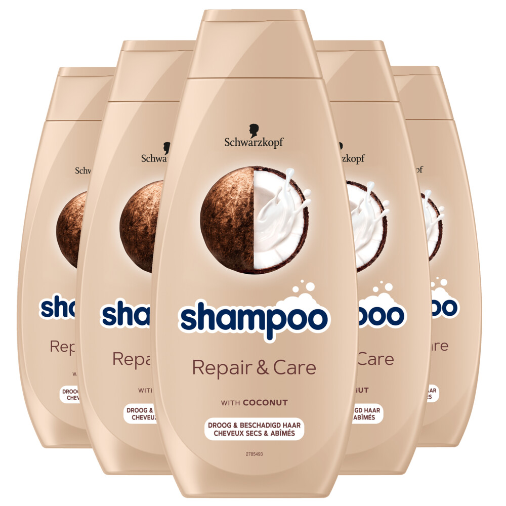 5x Schwarzkopf Repair en Care Shampoo400 ml
