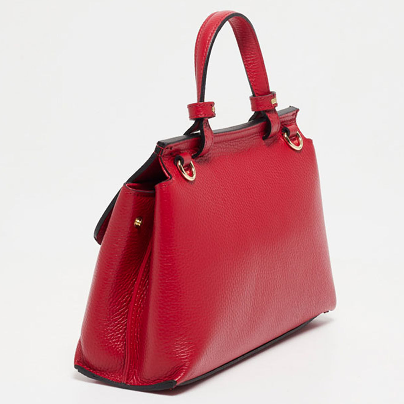 Christian Laurier Sac bandoulière en Cuir Ciara bordeaux - 27x19x9 cm