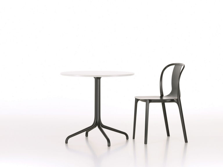 Vitra Belleville Chair Wood stoel donker eiken