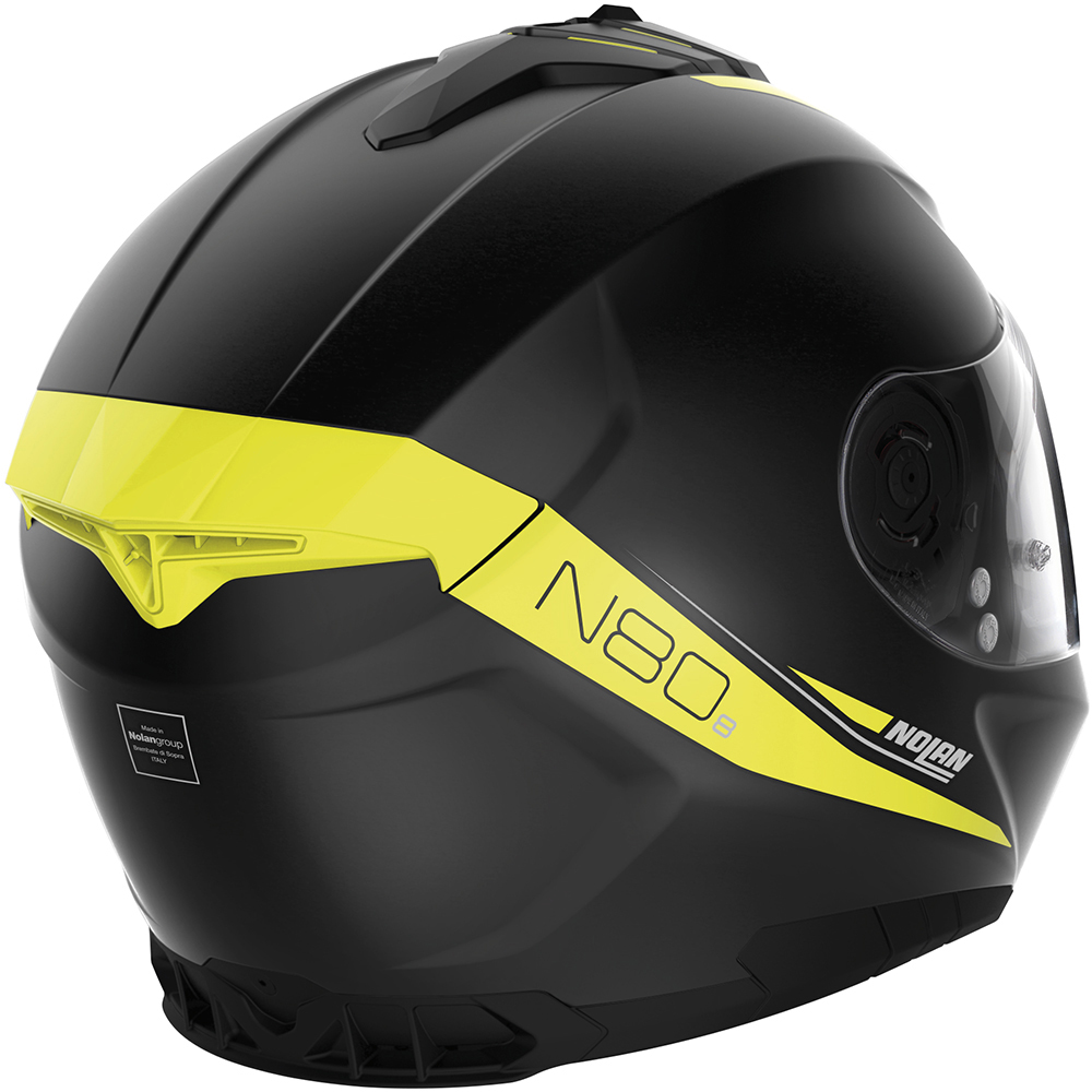 Nolan - Casque N80-8 Staple N-Com Noir / Jaune