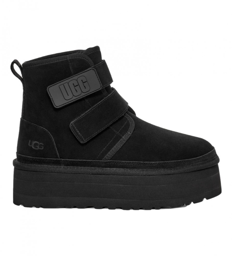 Botas de plataforma UGG W Neumel em couro preto