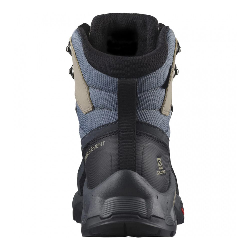 Salomon QUEST ELEMENT GTX - Chaussures randonné Femme ebony/rainy day/stormy weather