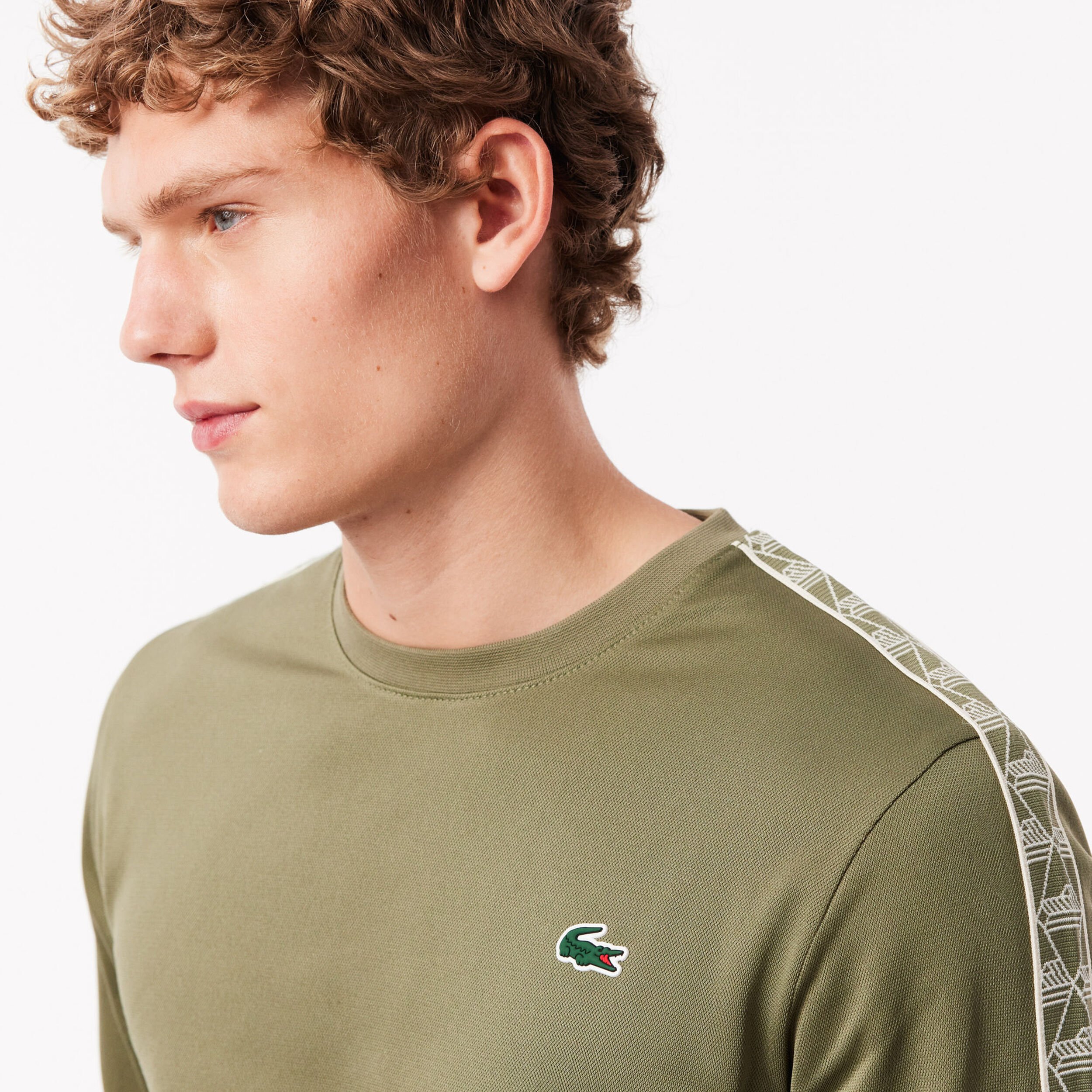 Lacoste Technical Capsule Sweat-shirt Hommes - Kaki