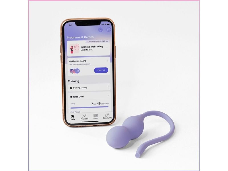 Perifit Kegelübungstrainer, Flieder Kegel-Trainer für einen stärkeren Beckenboden