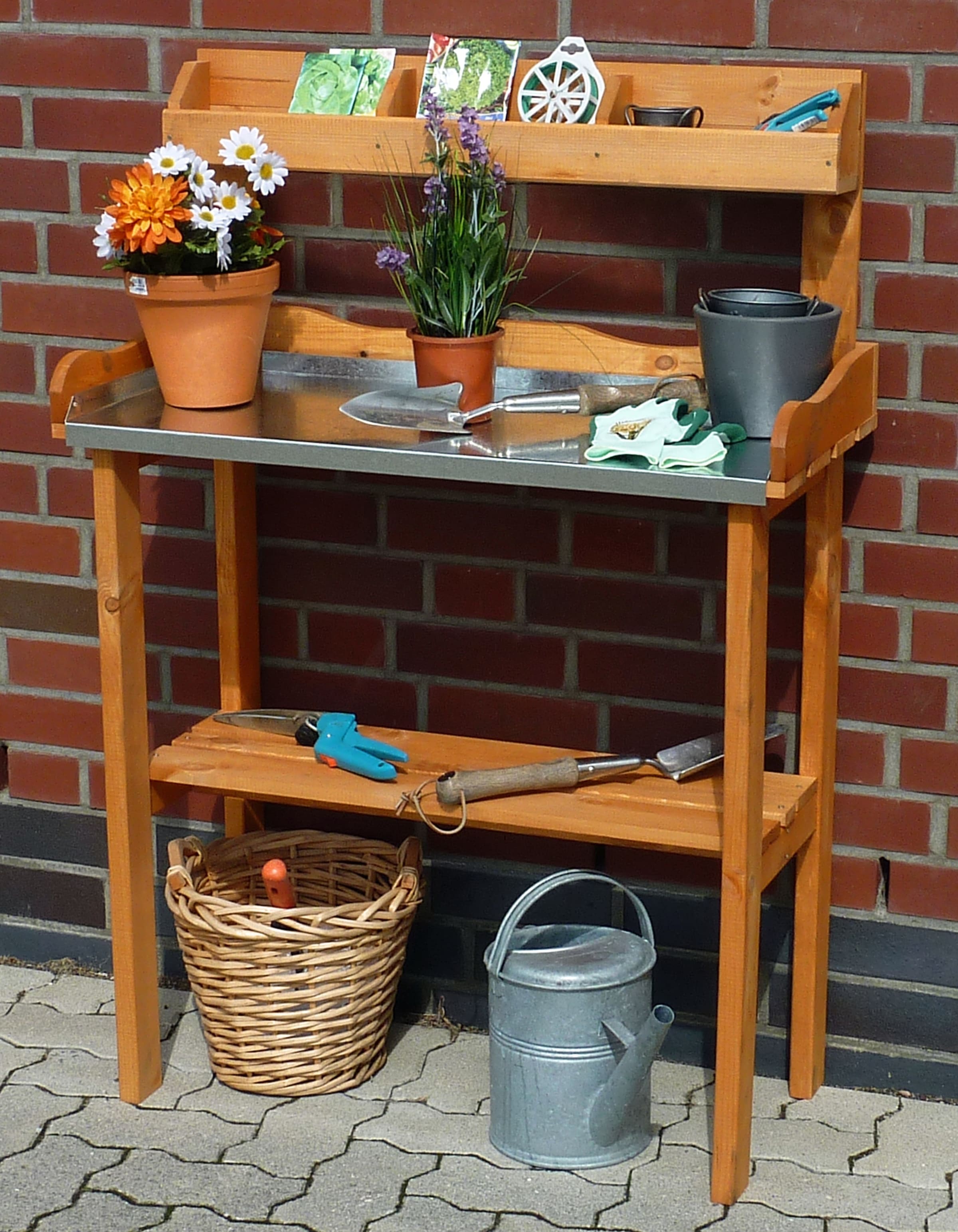 promadino Pflanztisch BxTxH: 84x38x130 cm