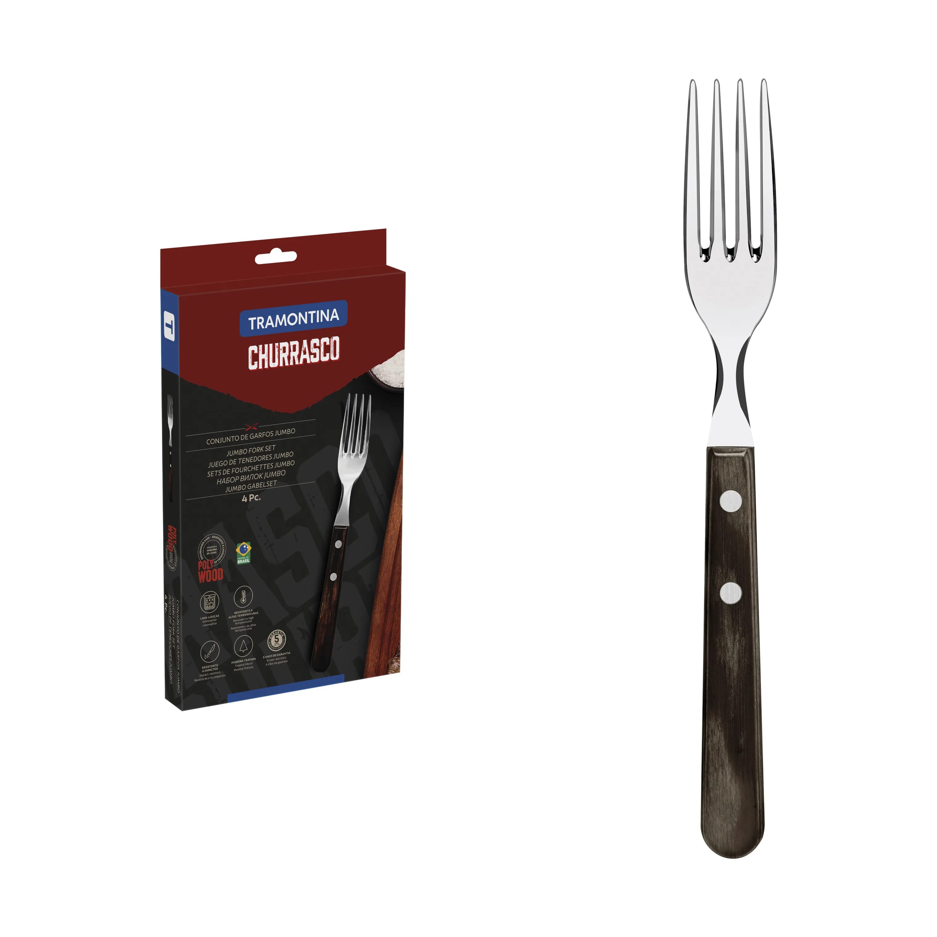 Tramontina Churrasco Jumbo Grilllgaffel - 4 stk.