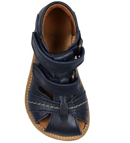 Pom Pom Sandalen - Rub Sole Two - Navy