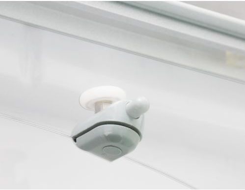 Badstuber - Corner - Douchecabine - Chroom - 80x80x190cm - Veiligheidsglas