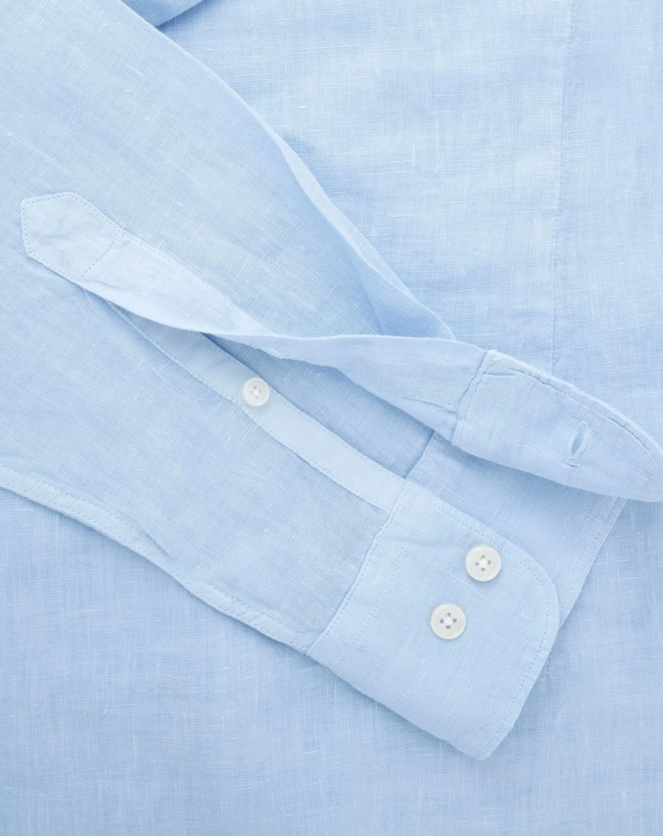Hackett London Chemise 100% Lin Slim Fit bleu ciel