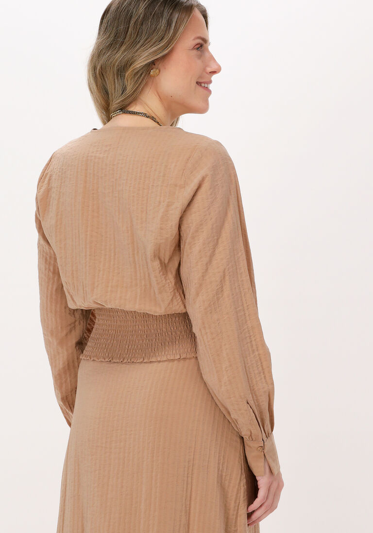 ANOTHER LABEL camel another label blouse faded sand